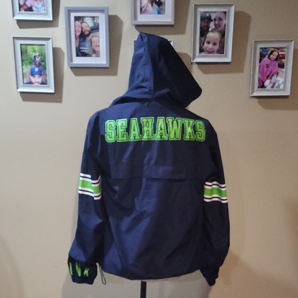 PINK Victoria's Secret Seattle Seahawks Jacket - Picture 1 of 16